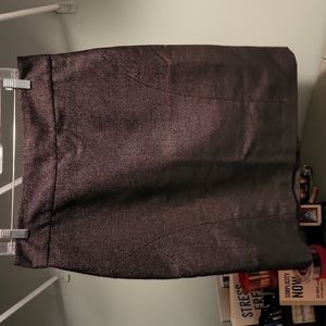 Knee-length/just below the knee business skirt